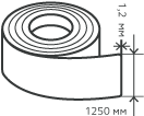 Рулон нержавеющий 1,2х1250 мм.  AISI 201 (12Х15Г9НД) холоднокатаный,  матовый