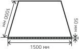 Лист нержавеющий  50х1500х1000 мм.  AISI310S (10Х23Н18) горячекатаный,  матовый